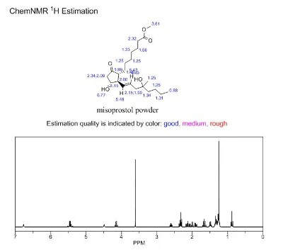 CAS 59122-46-2 nmr Misoprostol | Shaanxi BLOOM Tech Co., Ltd CAS 59122-46-2 nmr Misoprostol | Shaanxi BLOOM Tech Co., Ltd