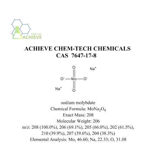 Sodyòm Molybdate Solisyon CAS 7631-95-0